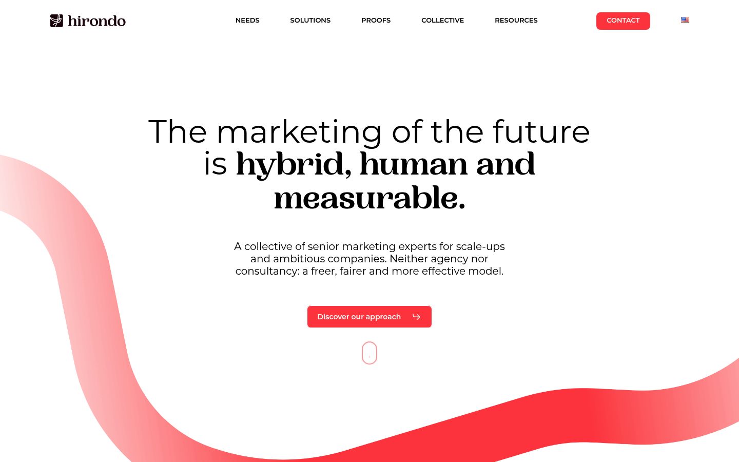 Hirondo homepage