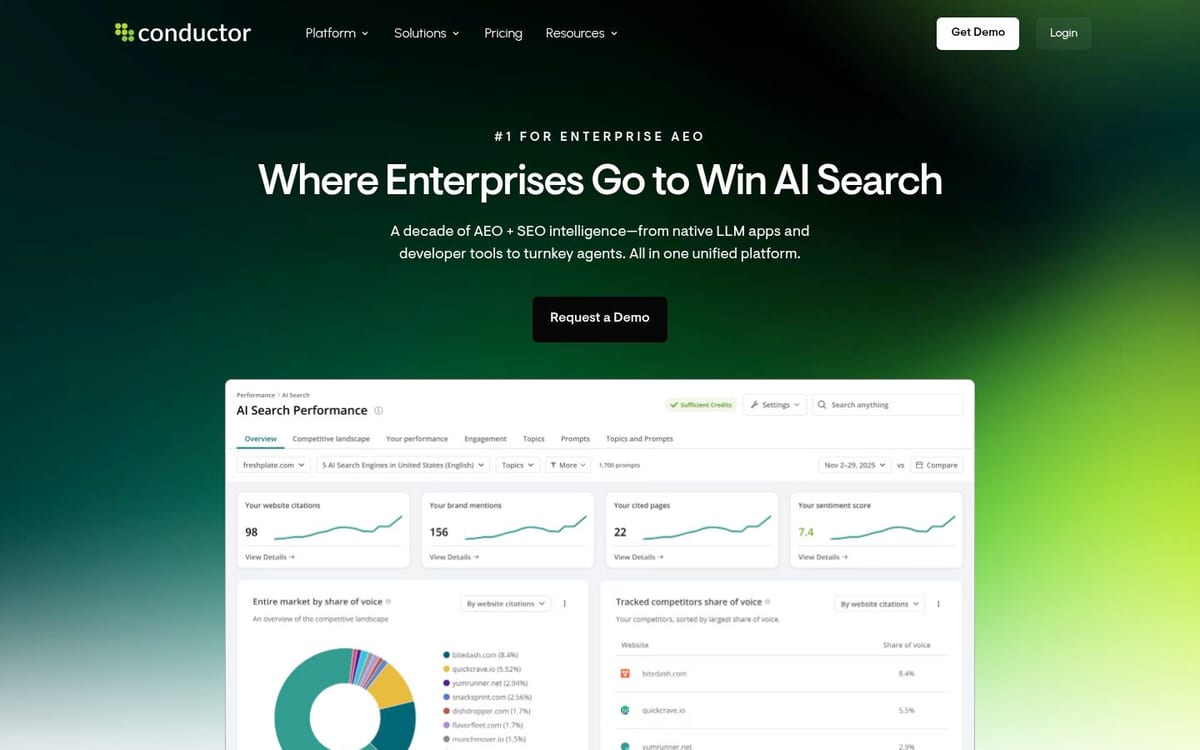 Conductor homepage