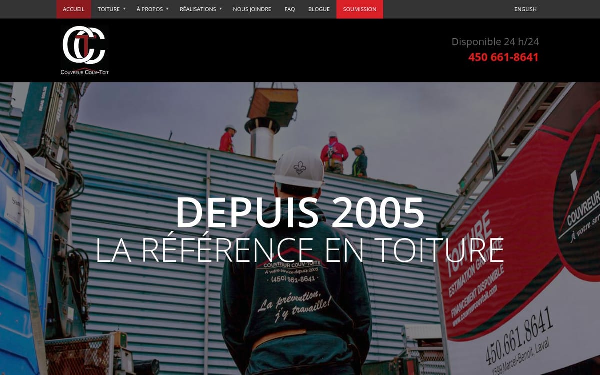 Couvreur Couv-Toit homepage