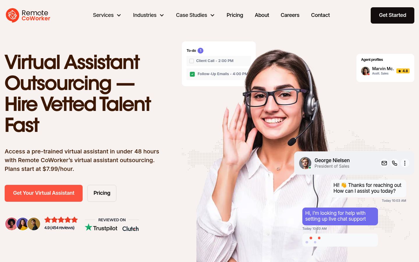 Remote CoWorker homepage