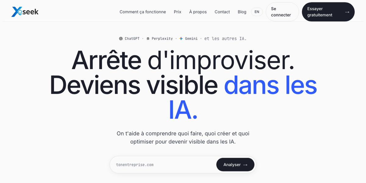 xSeek homepage