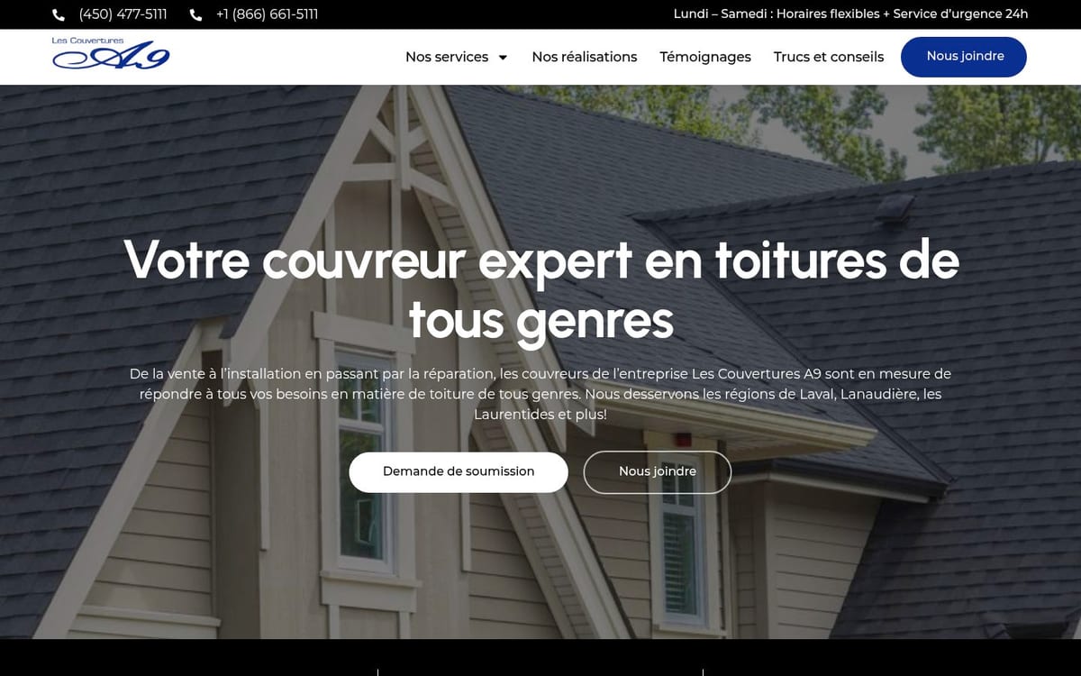 Couvertures A9 homepage