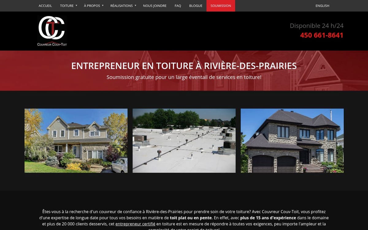Couvreur Couv-Toit homepage