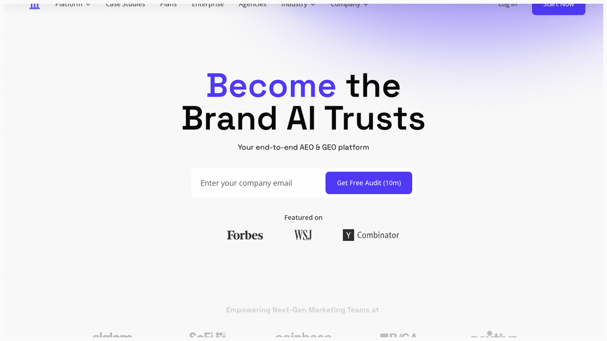 AthenaHQ homepage