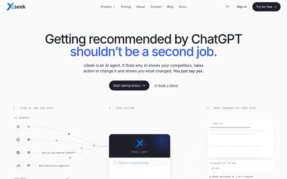 xSeek homepage